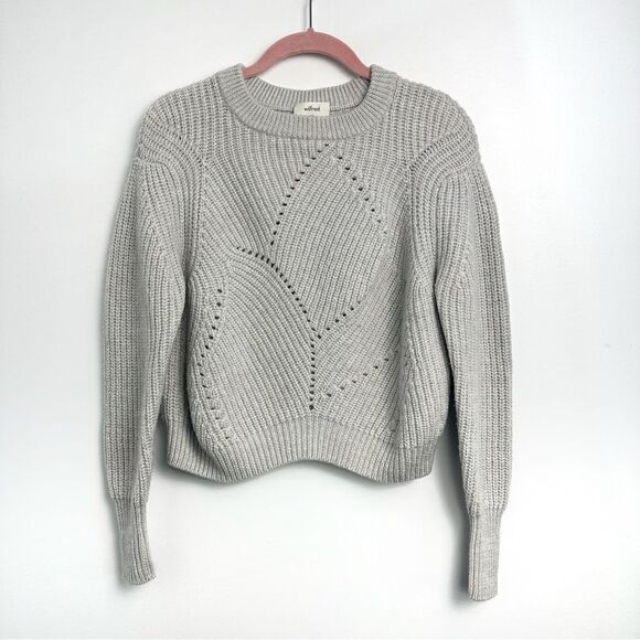 Aritzia Wilfred Serment Merino Wool Sweater in Grey Sz XXS - Picture 3 of 11